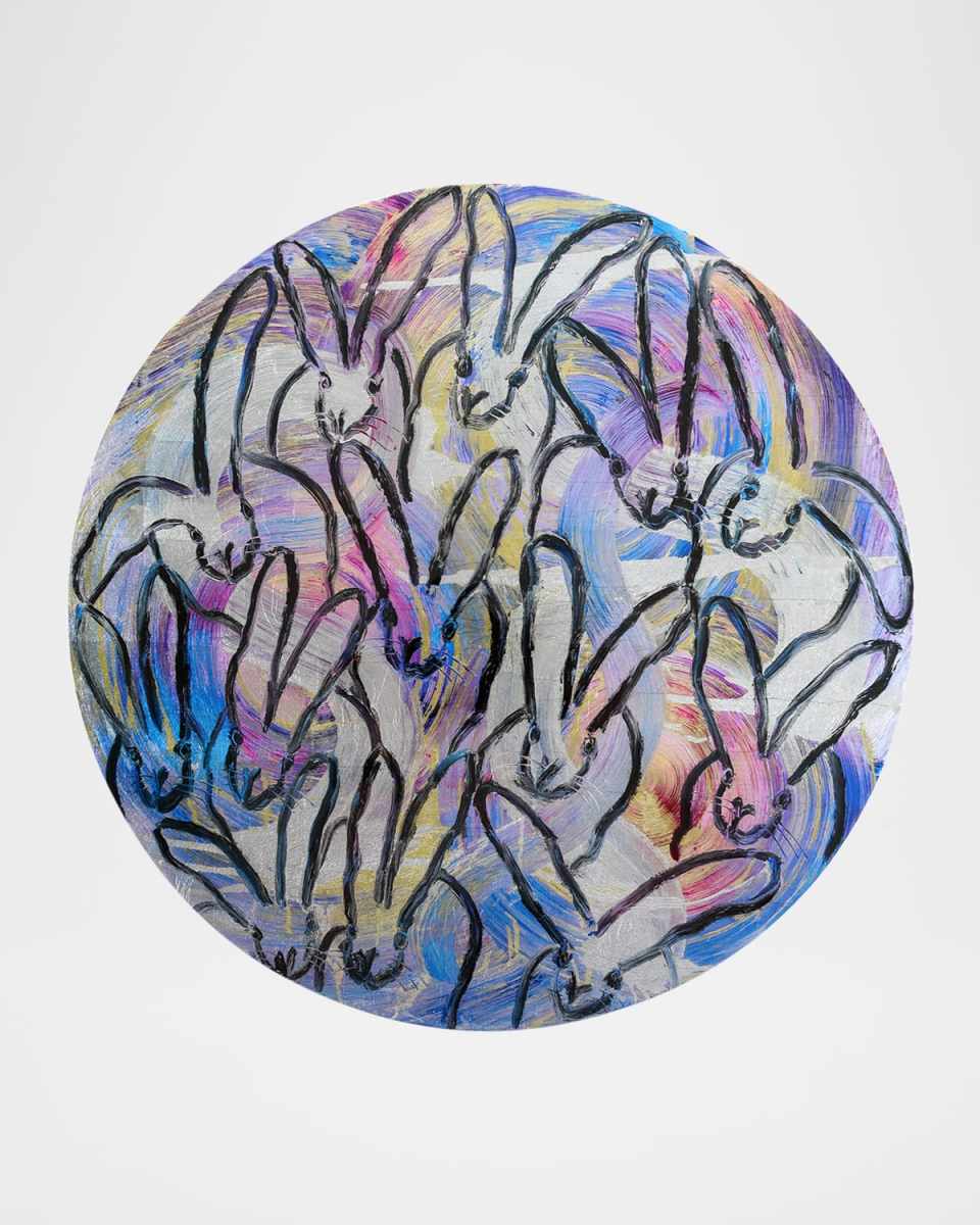 Summer Totem Rabbits Lacquer Placemat